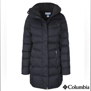 Columbia Montferland Winter Down Parka/Jacket, Long, Removable hood- Size Medium